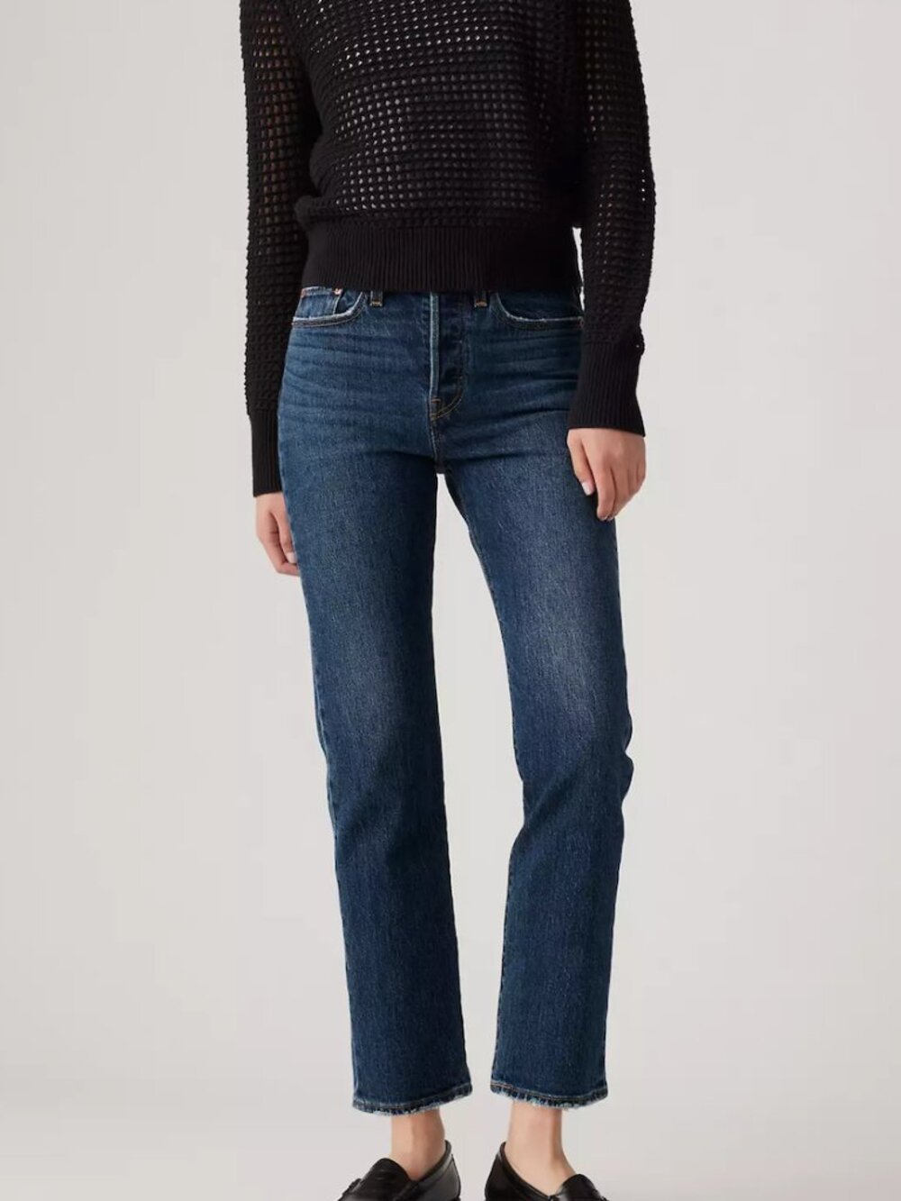 Levi's Wedgie Straight Ankle Jeans